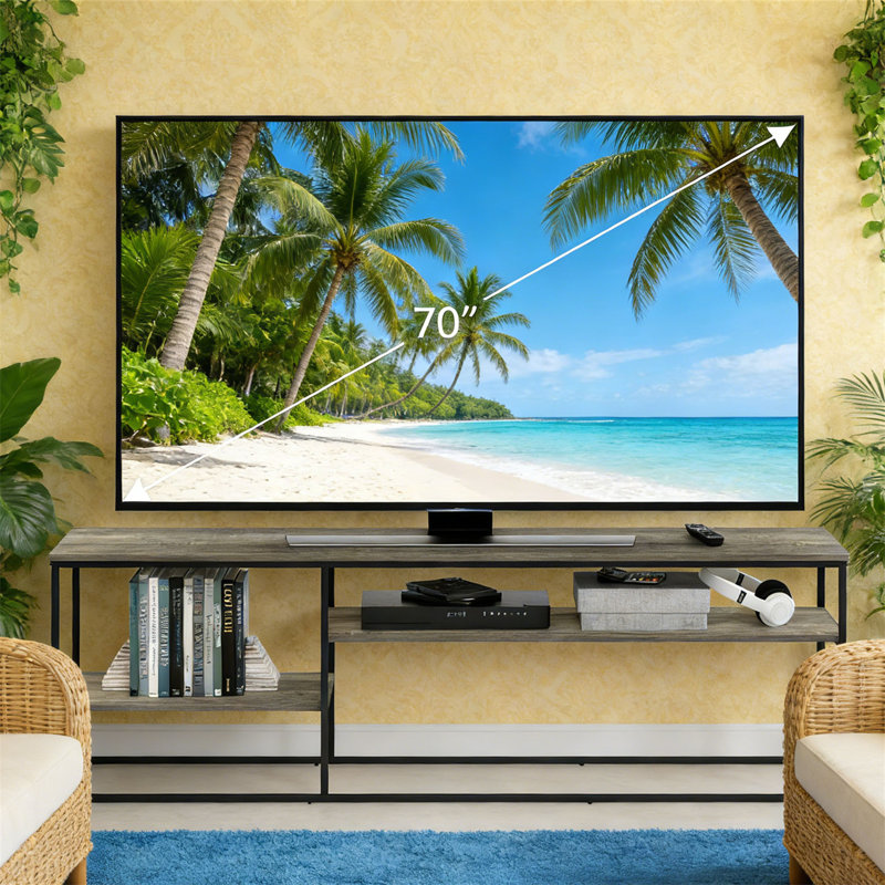 Meuble télé, console, meuble télé Modern, H 21,9 po x L 60 po x l 16 po