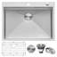 Évier de cuisine encastré à simple cuve arrondie 30 po x 22 po Ruvati