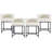 Modern Barrel Counter Stools With Backrest And Arms, Linen Fabric Upholstered Accent Barstools For Kitchen Island-945535919-945535918