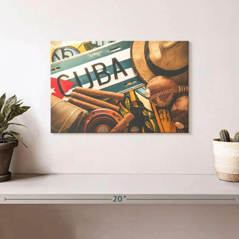 Fierté cubaine Senne, H 8 po x l 12 po