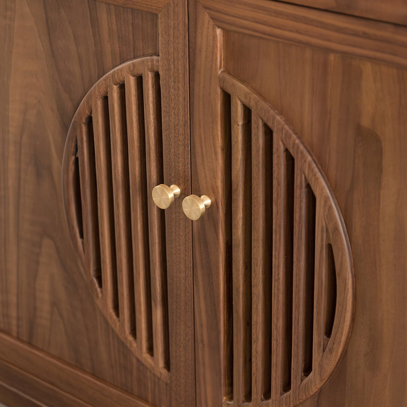 Retro simple and light luxury sideboard