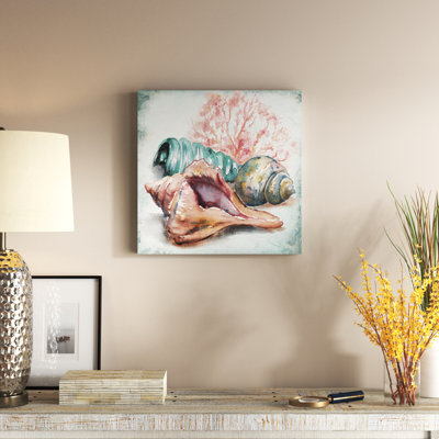 «Sea Shells III» par Tre Sorelle Studios - reproduction sur toile