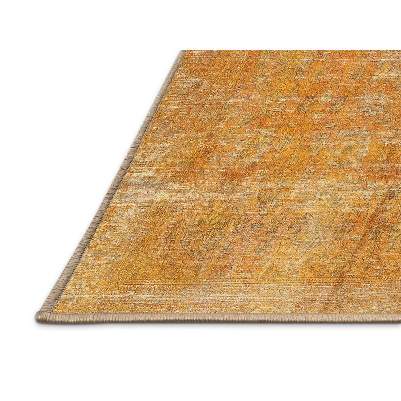 Tapis 100% traditionnel lavable à la machine 3227, Rectangle 2 pi x 3 pi