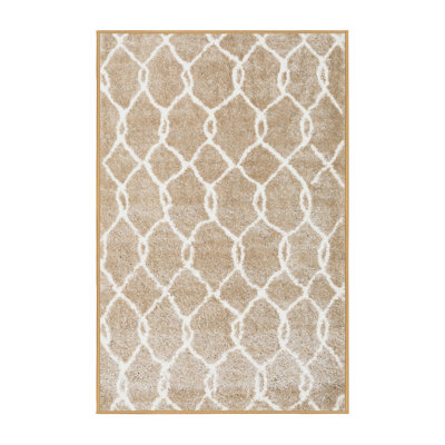 Tapis beige contemporain