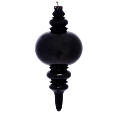 13" Wood Grain Finial Ornament