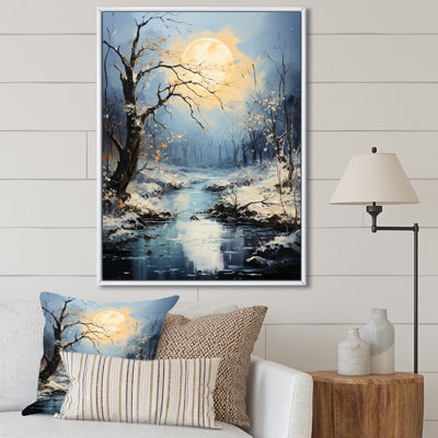 Moonlit Shadows In Winter II sur toile