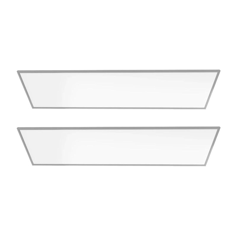 Plafonnier rectangulaire à intensité variable (ensemble de 2), 5000 K