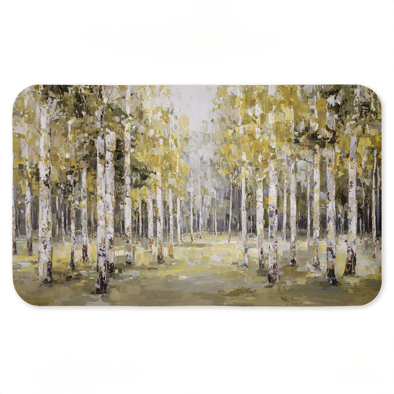 Tapis de cuisine ergonomique antidérapant recyclé 18 "x 30" Dappled