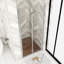 Porte de douche pliante semi-sans cadre 30 "x 72"-94573370