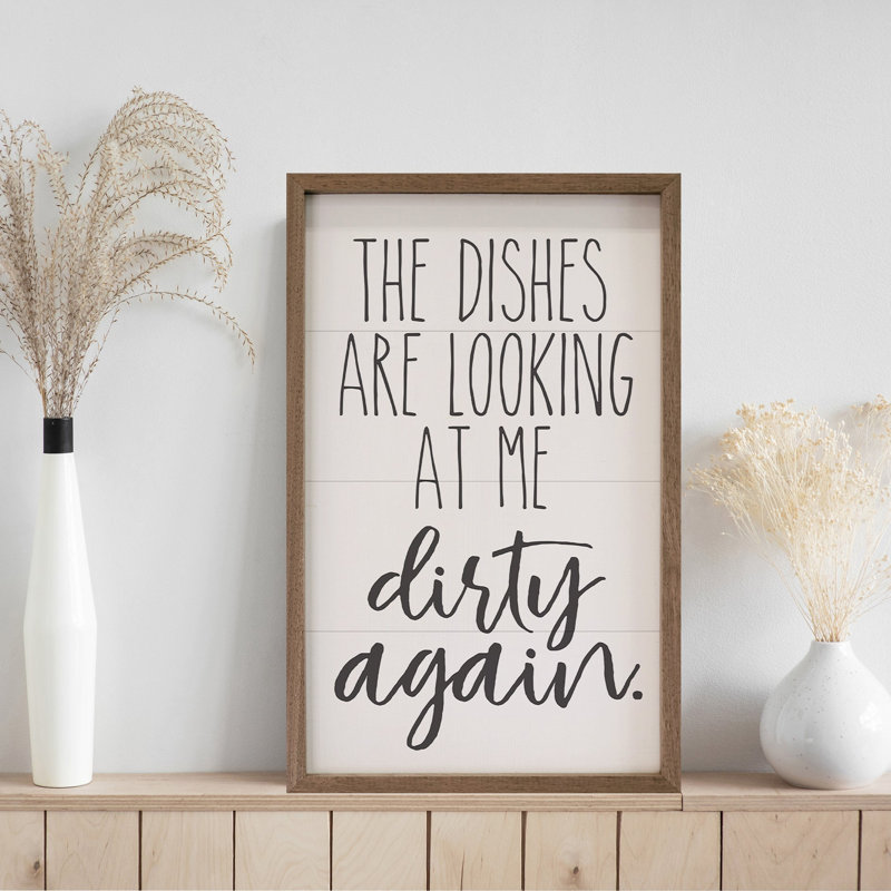 Dirty Dishes, H 36 po x l 24 po