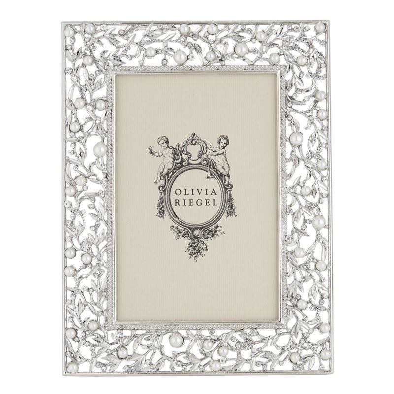 Eleanor Metal Picture Frame, 5" x 7", Silver