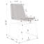 Ensemble de 2 chaises d'appoint Dacy