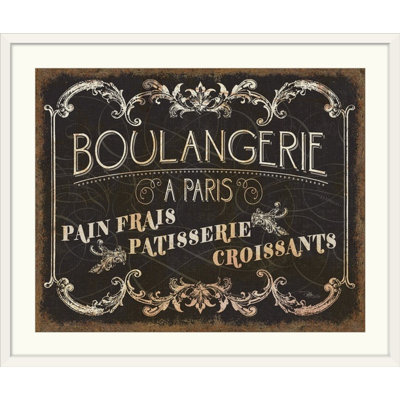 «Parisian Signs», publicité rétro par Pela Studio - impression d'art graphique