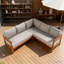 Outdoor Patio Conversation Furniture Set With 6 soft seat cushions and Backpack-913028870