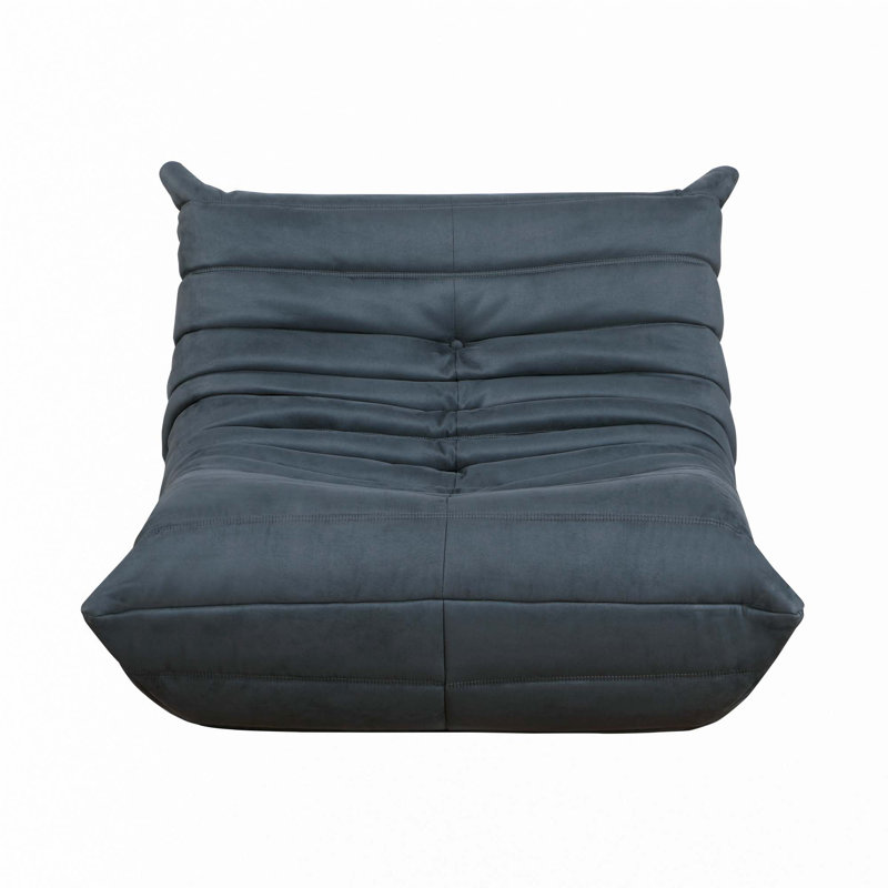 Fauteuil d'appoint de luxe Butto, Gris anthracite