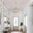 Robbie 19.69" W 4-Light Dimmable Caged Pendant