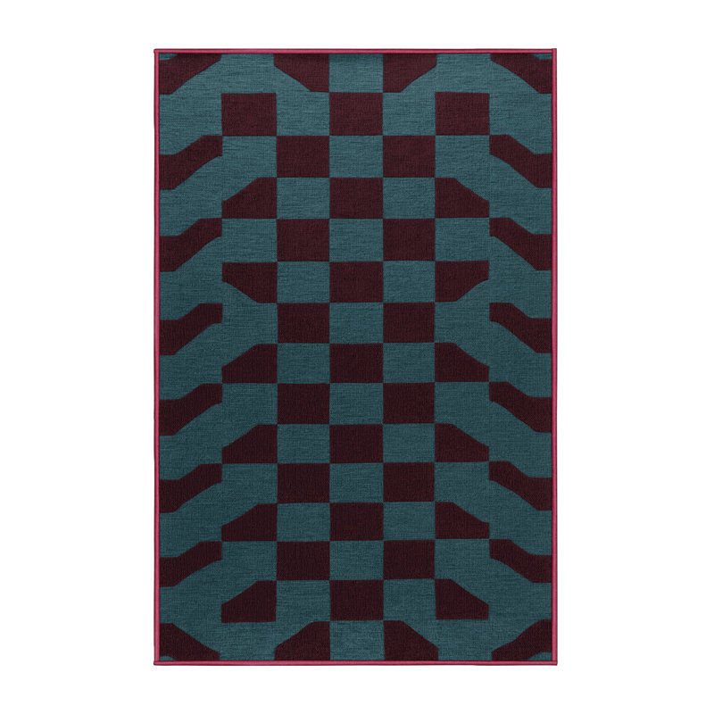 Machine Washable Botanical Area Rug, Rectangle 2' x 3'