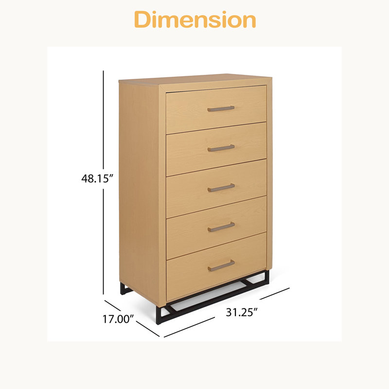 Commode 5 tiroirs