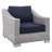 Conway Outdoor Patio Wicker Rattan Armchair-1206659693