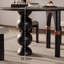 Table basse ronde en bois massif noir-1173061098