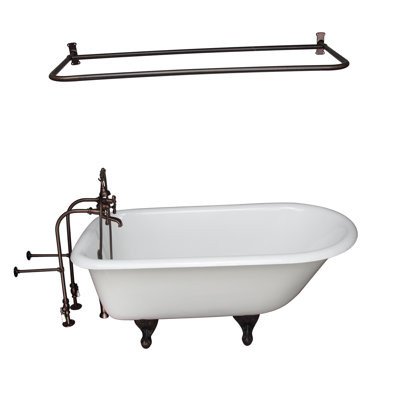 60'' x 30'' Soaking Cast Iron Bathtub