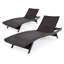 Méridienne de piscine et chaise longue d'extérieur Katalina -250822563