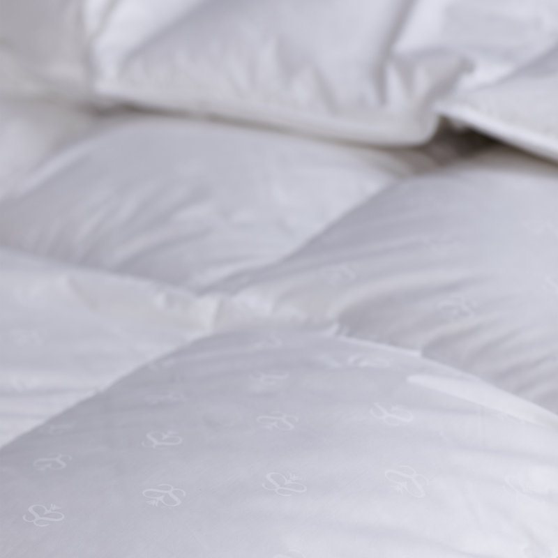 Ultra Soft White Cotton Twin Down Comforter