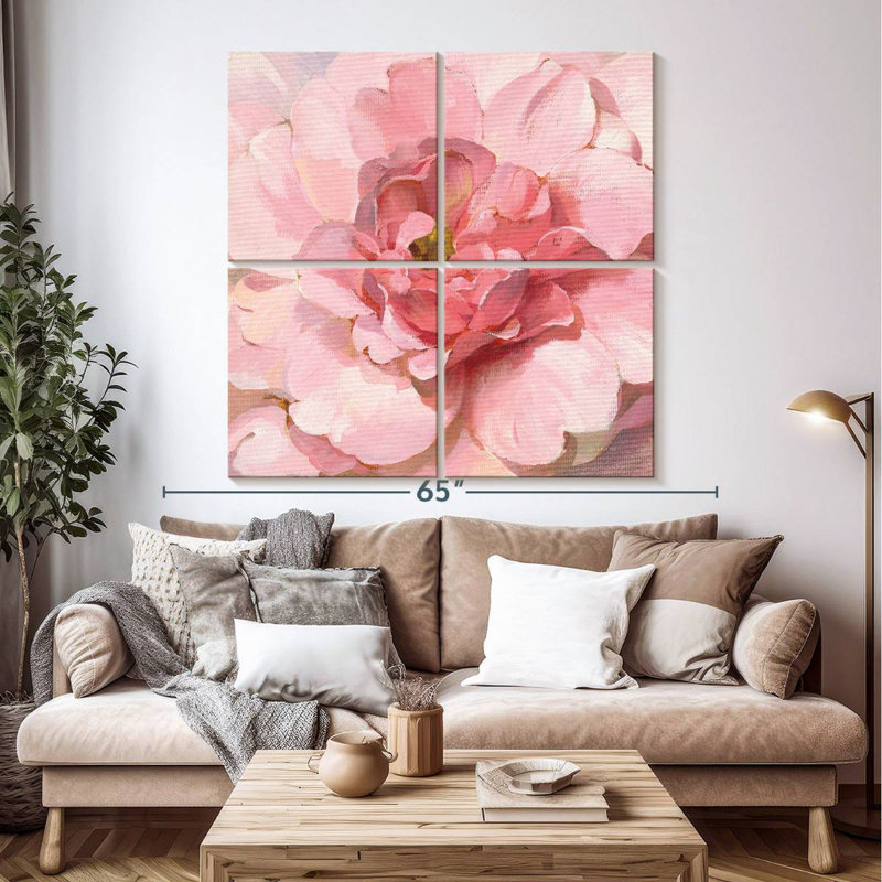 Pivoine Harnek Blush, H 50 po x l 50 po