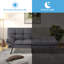 Causeuse convertible 71 po avec accoudoirs et dossiers réglables pour les appartements, le bureau et le salon-909787345