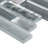 Luna Bristol Interlocking 12 in. x 12 in. Glass Porcelain Blend Mosaic Wall Tile