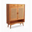 Armoire à chaussures moderne en bois de cerisier minimaliste moderne