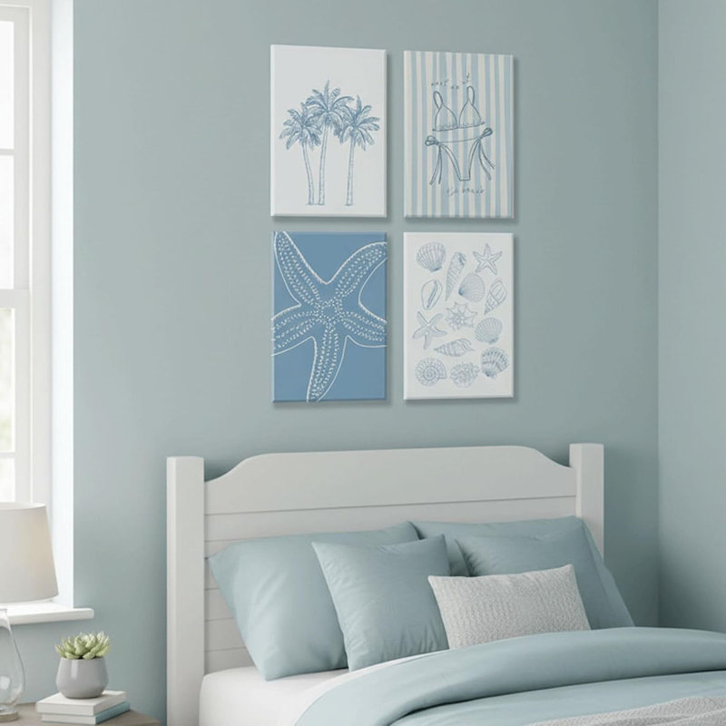 4 Piece Wrapped Canvas Print