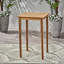 Table de bar d'extérieur carrée en bois-563487577