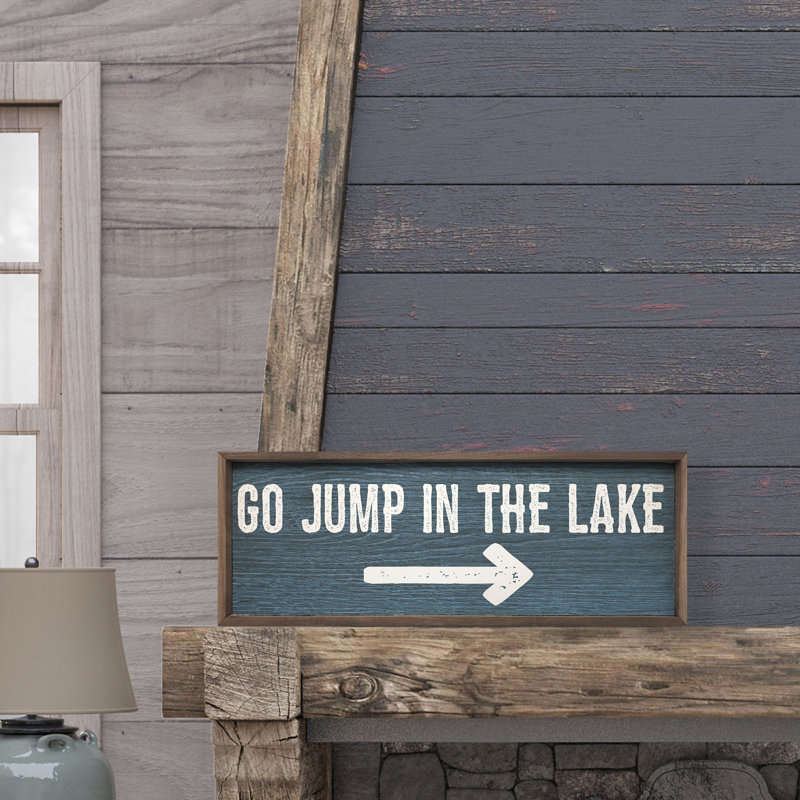 Go Jump In The Lake Arrow, H 16 po x l 48 po