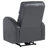 Meglia Grey Upholstered Power Recliner Chair-472691860