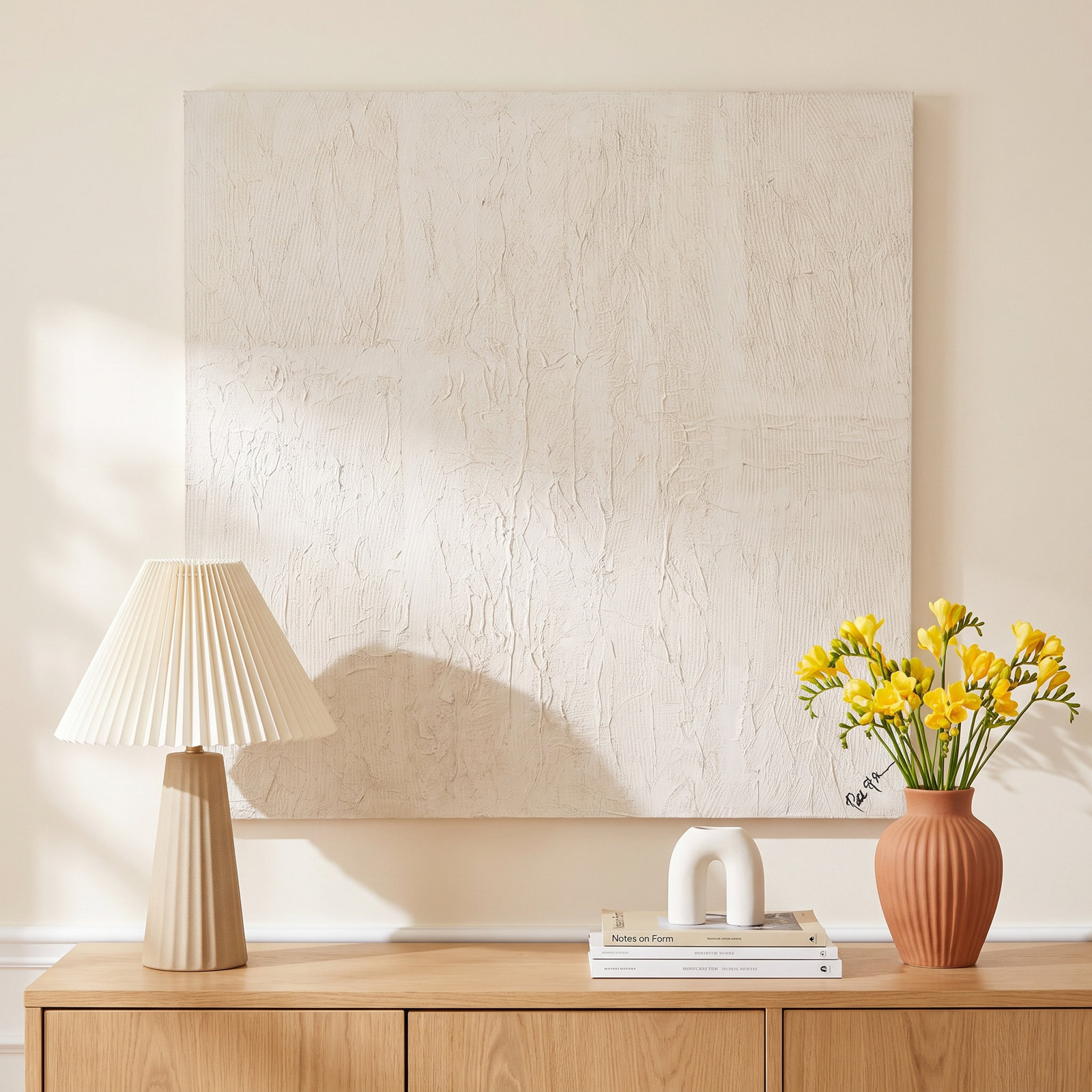 Unframed Painting on Wood