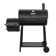 Royal Gourmet 30" Barrel Charcoal Grill with Smoker and Front Table