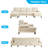 110" Premium Corduroy Sectional Sofa - High-Resilience Sponge & Spring Cushions, 3.94" Thick Seating with Fixed Armrests, Sturdy Wooden Legs for Living Room/Apartment/Hotel -1102869830