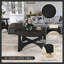 Table basse ronde en bois 36 po
