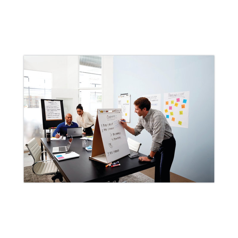 White Self-Stick Easel Pad with Dry Erase Board, 20 x 23 Inches