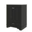 Ensemble de meuble-lavabo 24 po avec lavabo en céramique, armoire de rangement moderne avec 2 portes et tiroir, meuble-lavabo autoportant-121085754