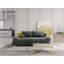 Nicolus 3 Seater Velvet Sofa Bed-969642238