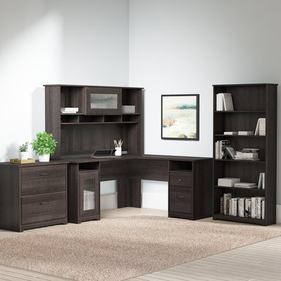 Shelonda 4 Piece Computer Desk Office Set