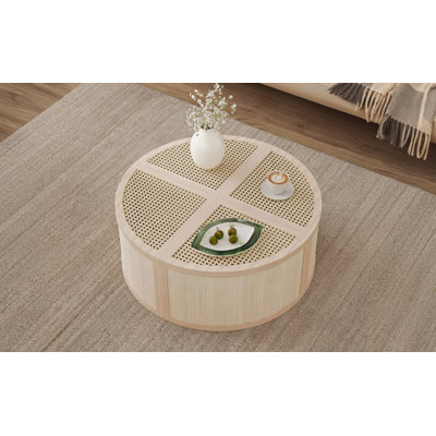 Round to Square Block Modular Coffee Table