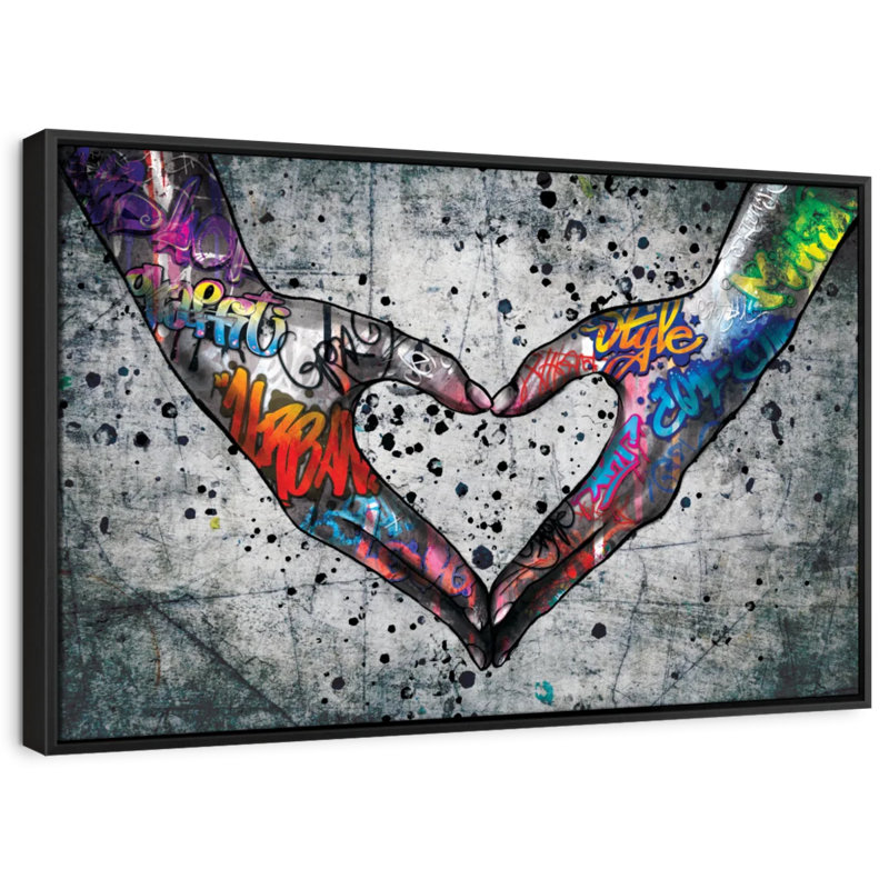 Love «Urban Love Heart», H 19 po x l 13 po