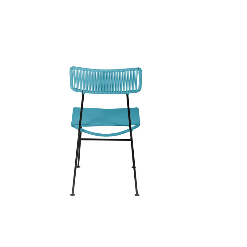 Chaise Hapi, Bleu et noir