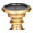 Mango Wood Turned Style Pillar Candle Holders-2134611361