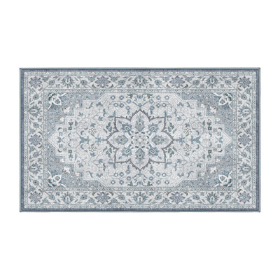 Fiton Hand Loomed Washable Oriental Indoor Rug