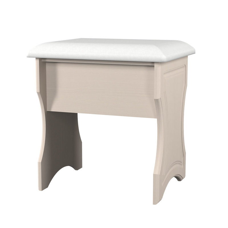 Fully Assembled Asphodèle Dressing Table Stool, Kaschmir Ash