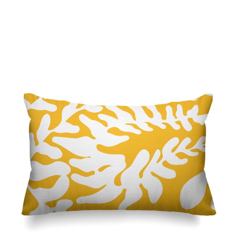 Housse et insert de coussin extérieur Garrison, Jaune